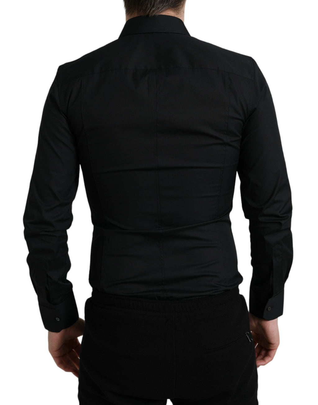 Dolce & Gabbana Black Dress Shirt for Men detail view