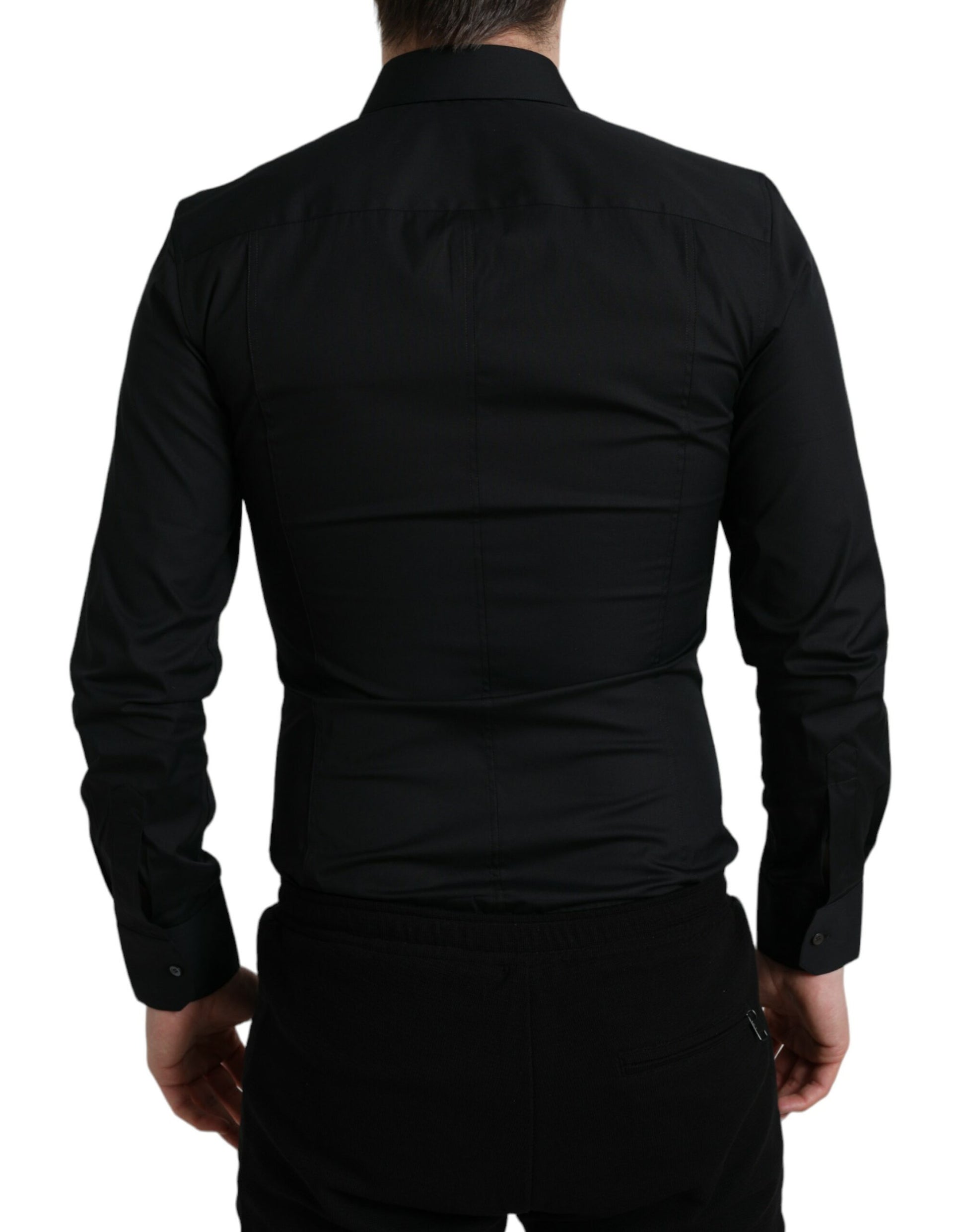 Dolce & Gabbana Black Dress Shirt for Men detail view