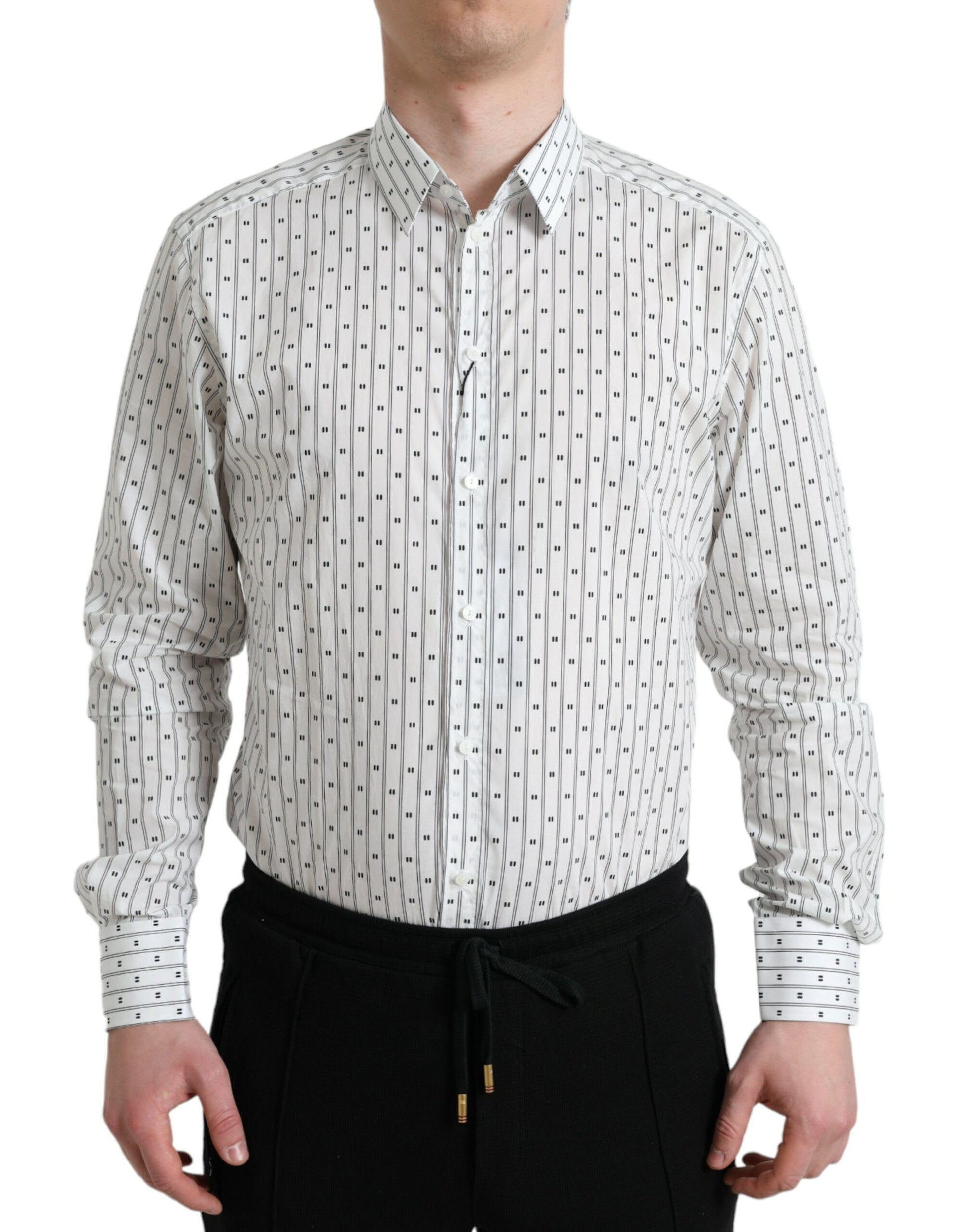 Dolce & Gabbana White Dress Shirt for Men