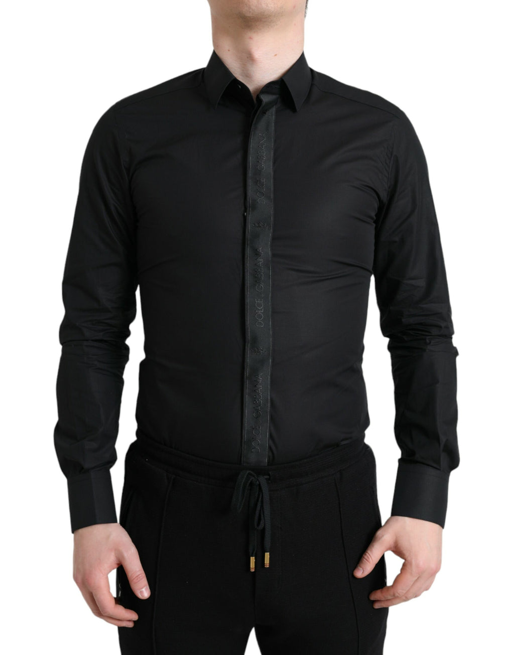 Dolce & Gabbana Black Dress Shirt for Men