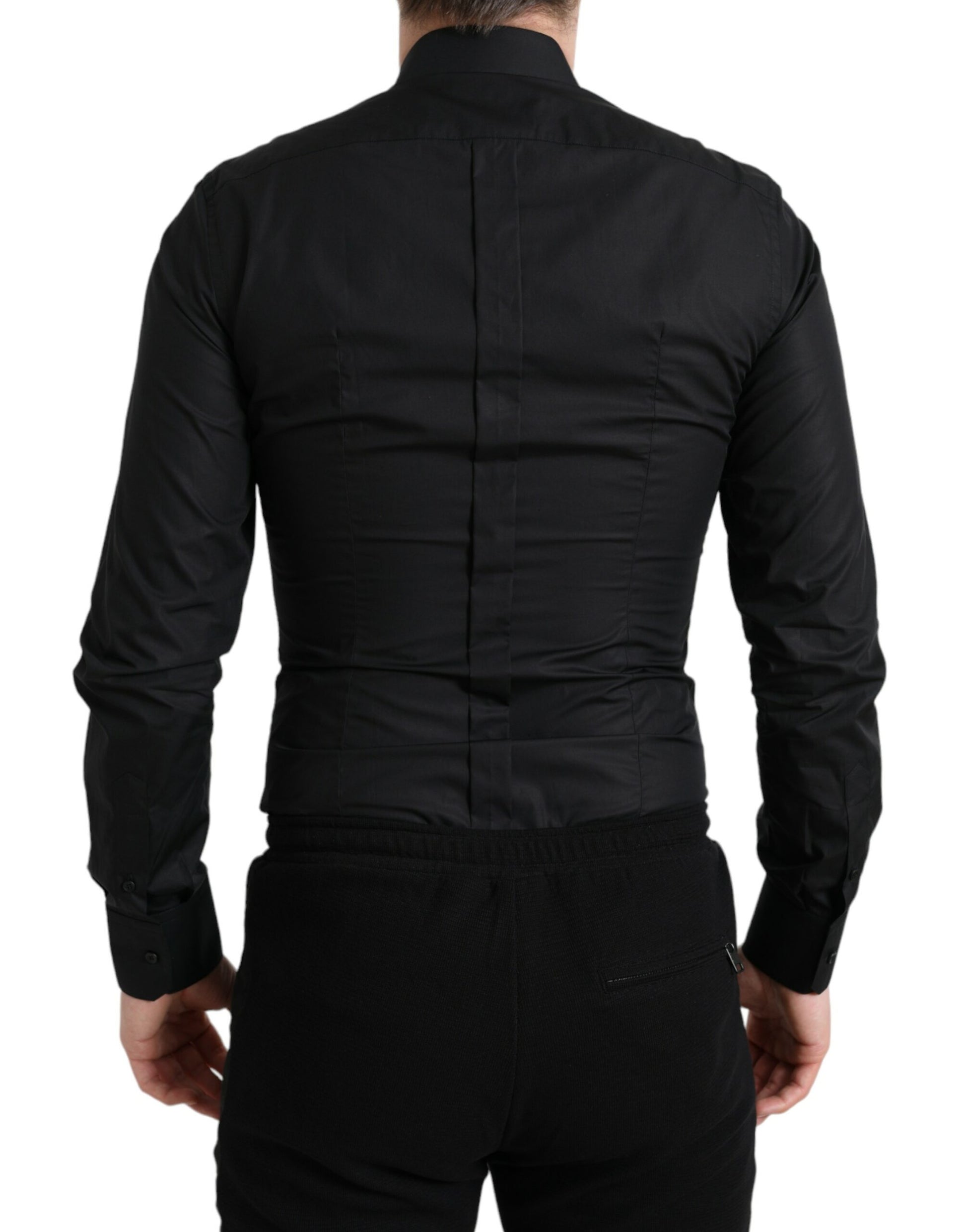 Dolce & Gabbana Black Dress Shirt for Men detail view