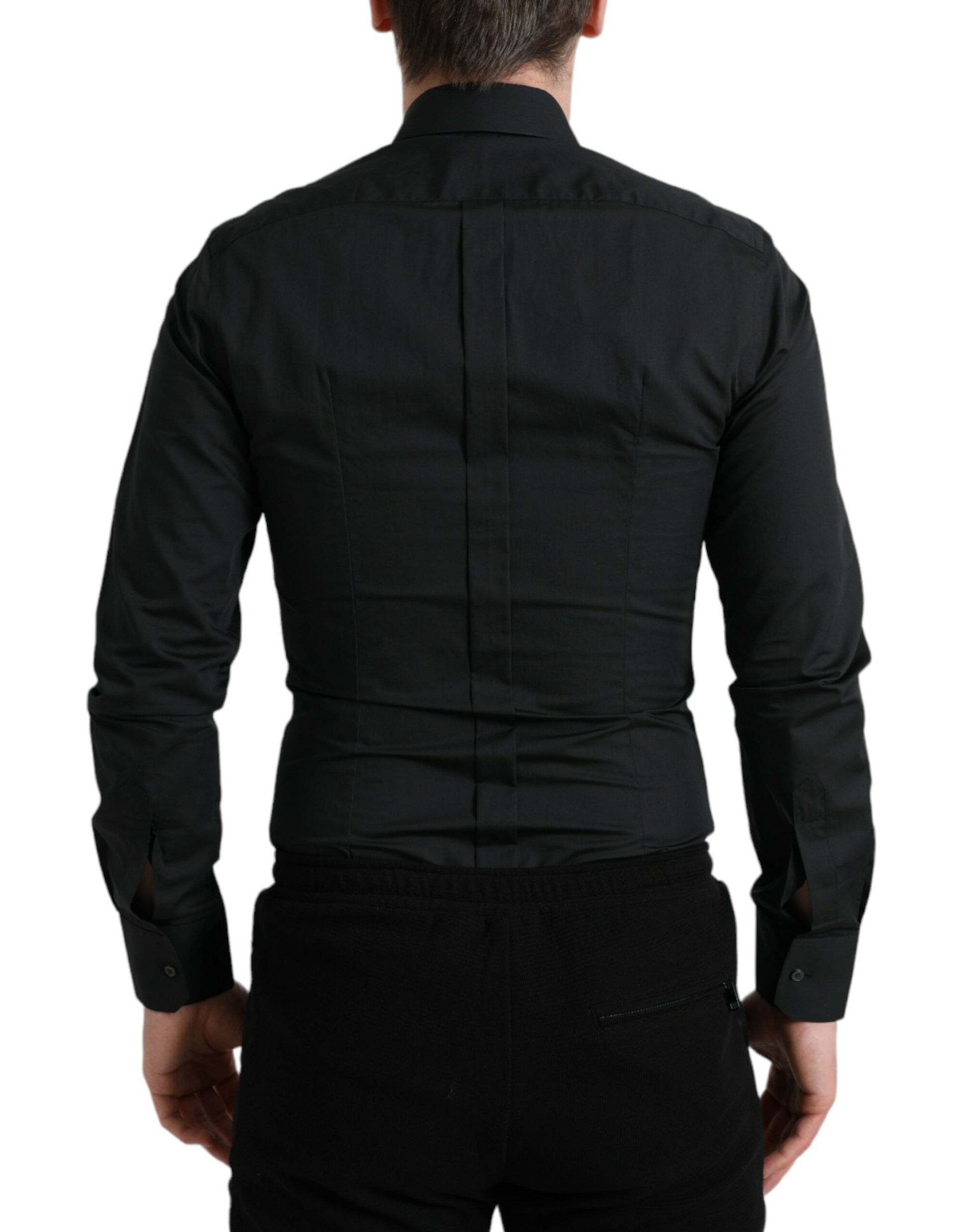 Dolce & Gabbana Black Dress Shirt for Men detail view