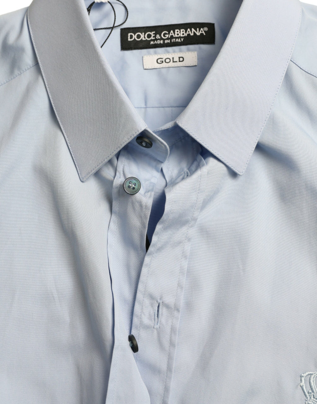 Dolce & Gabbana Blue Dress Shirt for Men additional view
