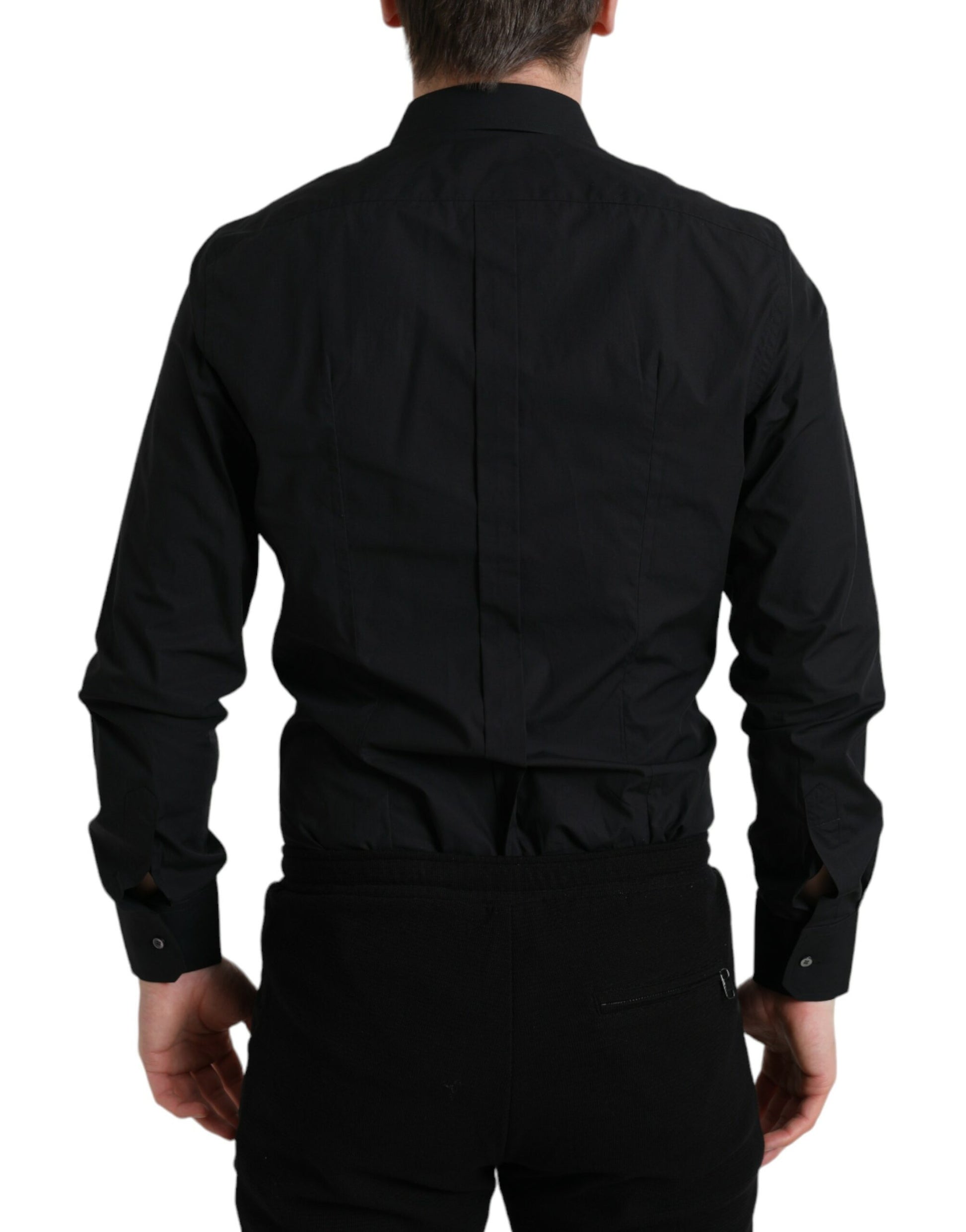 Dolce & Gabbana Black Dress Shirt for Men detail view
