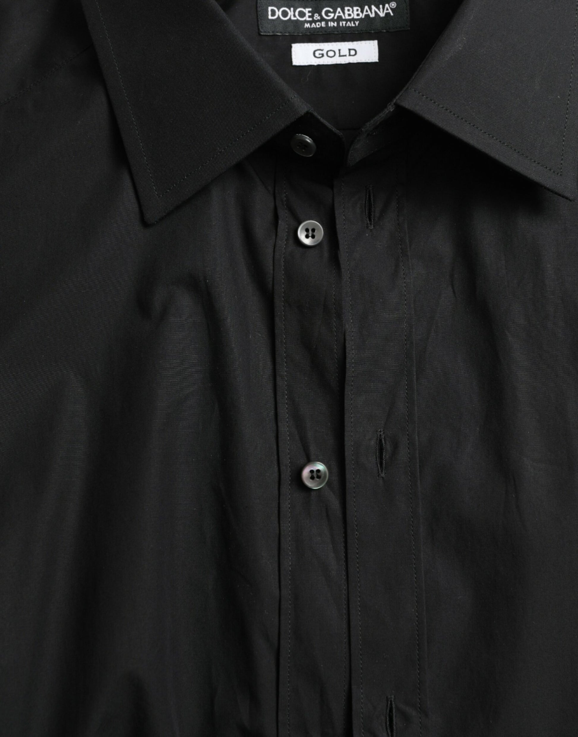 Dolce & Gabbana Black Dress Shirt for Men additional view