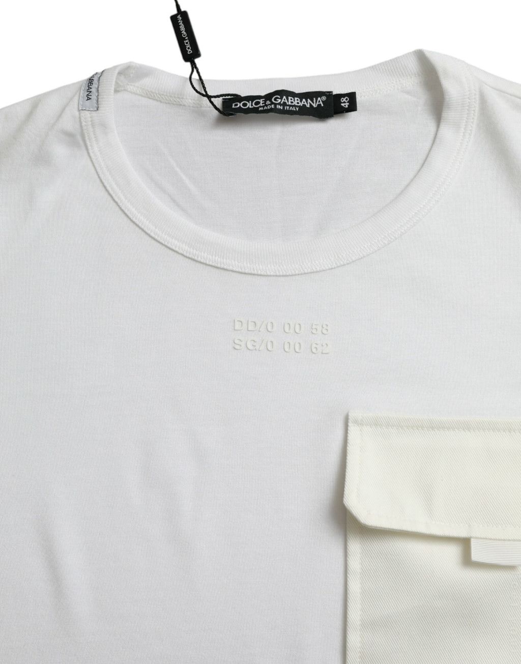 Dolce & Gabbana White T-Shirt for Men detail view