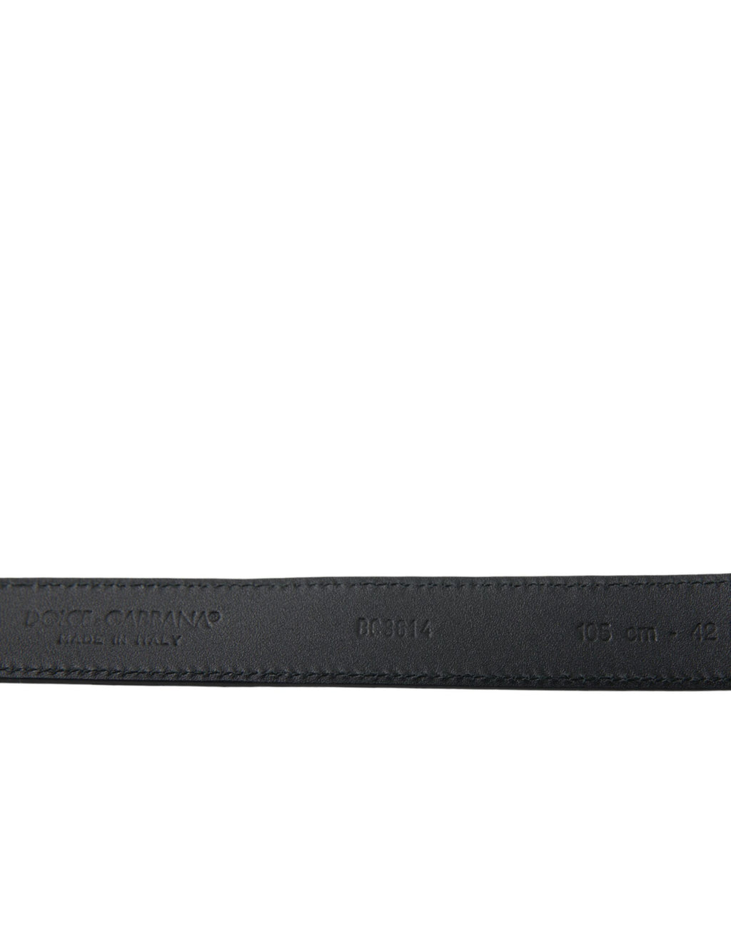 Dolce & Gabbana Blue Suede Leather Gold Metal Buckle Belt