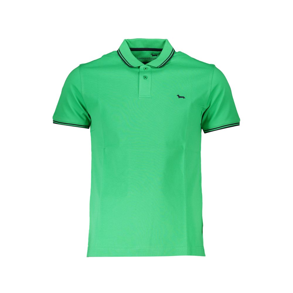 Harmont & Blaine Green Polo Shirt for Men