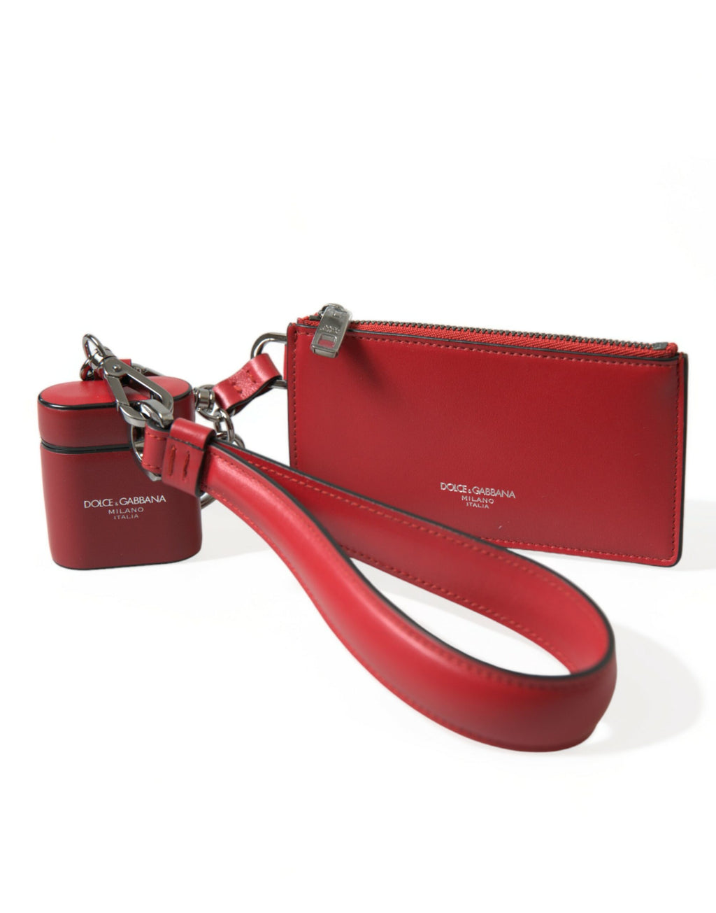 Dolce & Gabbana Red Airpod Holders for Men