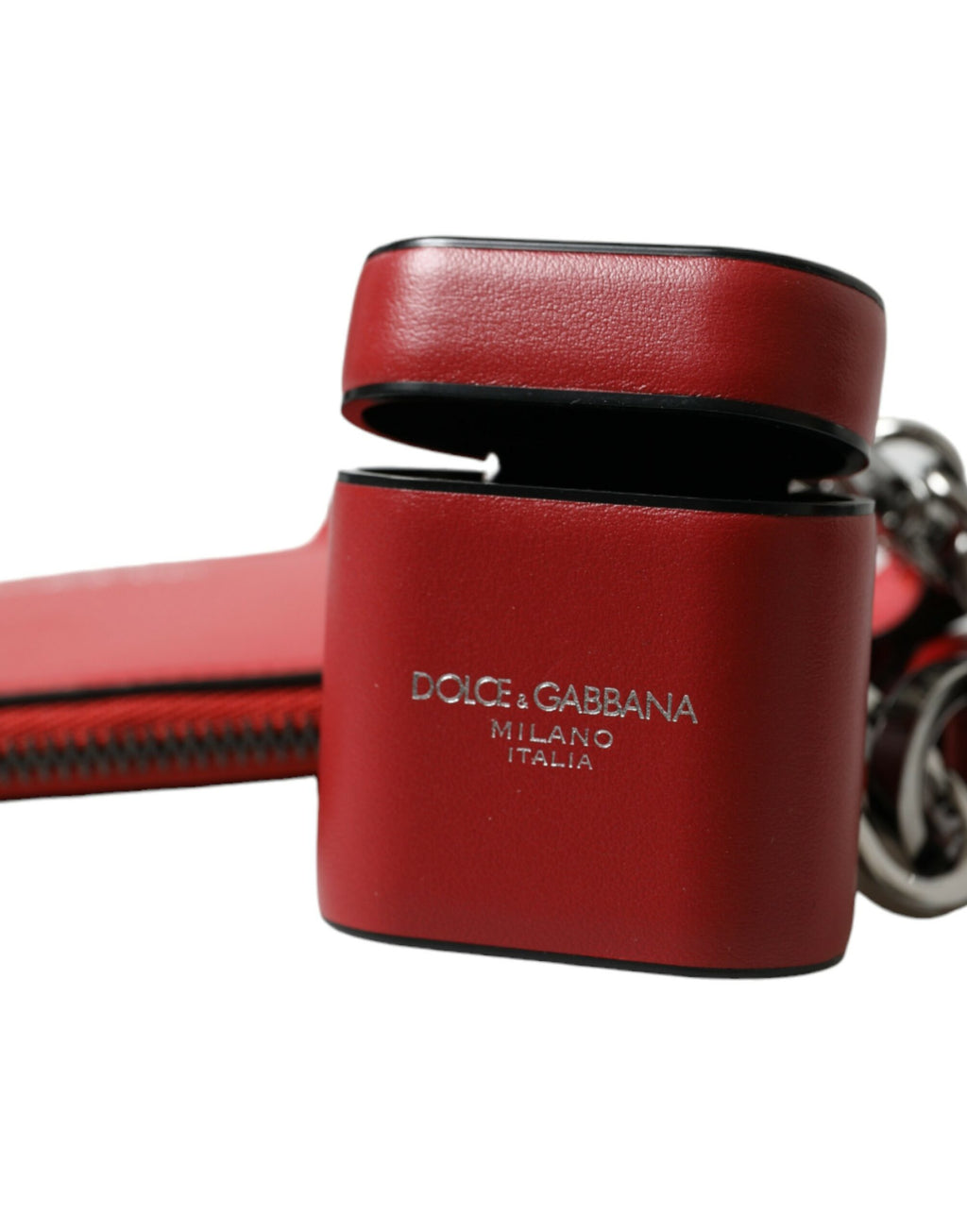 Dolce & Gabbana Red Airpod Holders for Men side view
