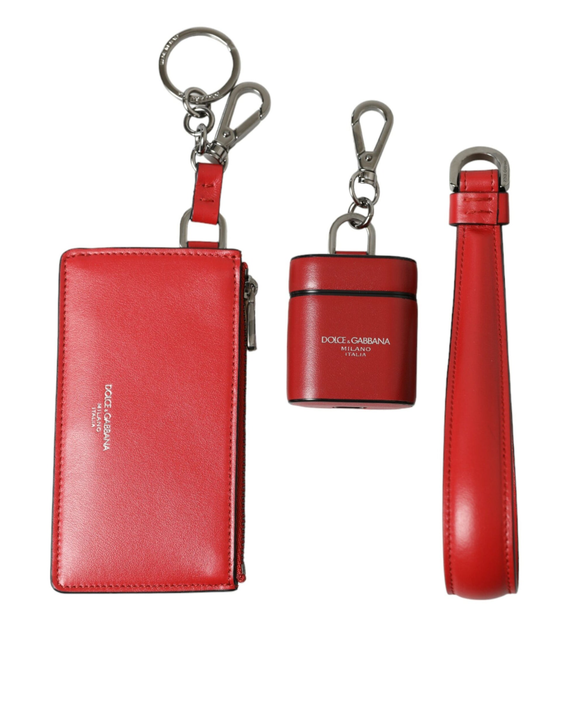 Dolce & Gabbana Red Airpod Holders for Men additional view
