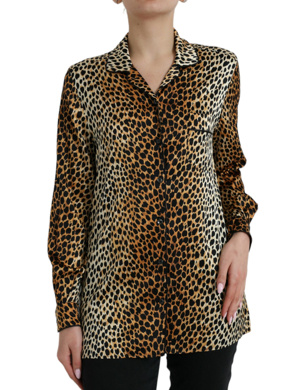 Dolce & Gabbana Brown Long Sleeve T-Shirt for Women