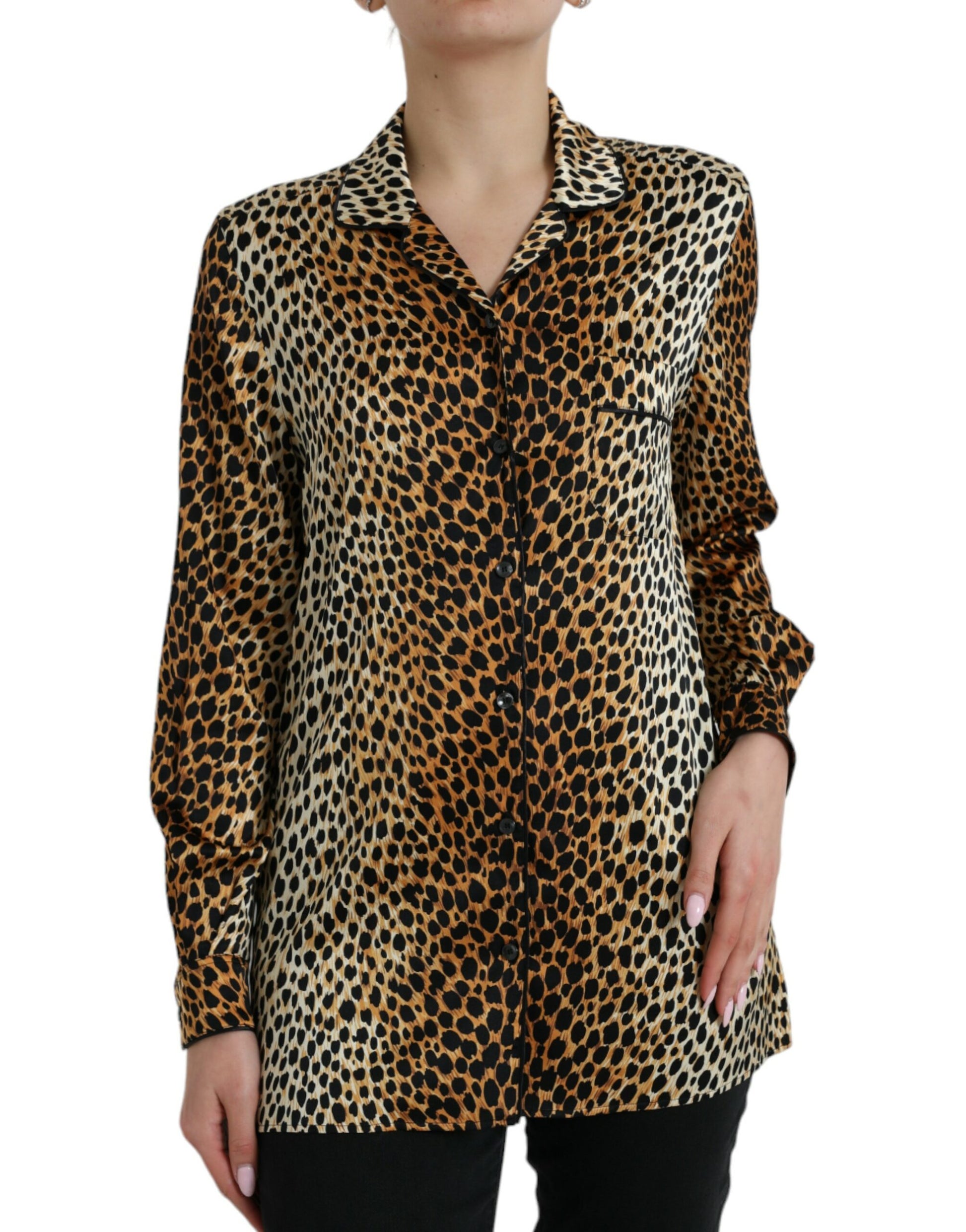 Dolce & Gabbana Brown Long Sleeve T-Shirt for Women