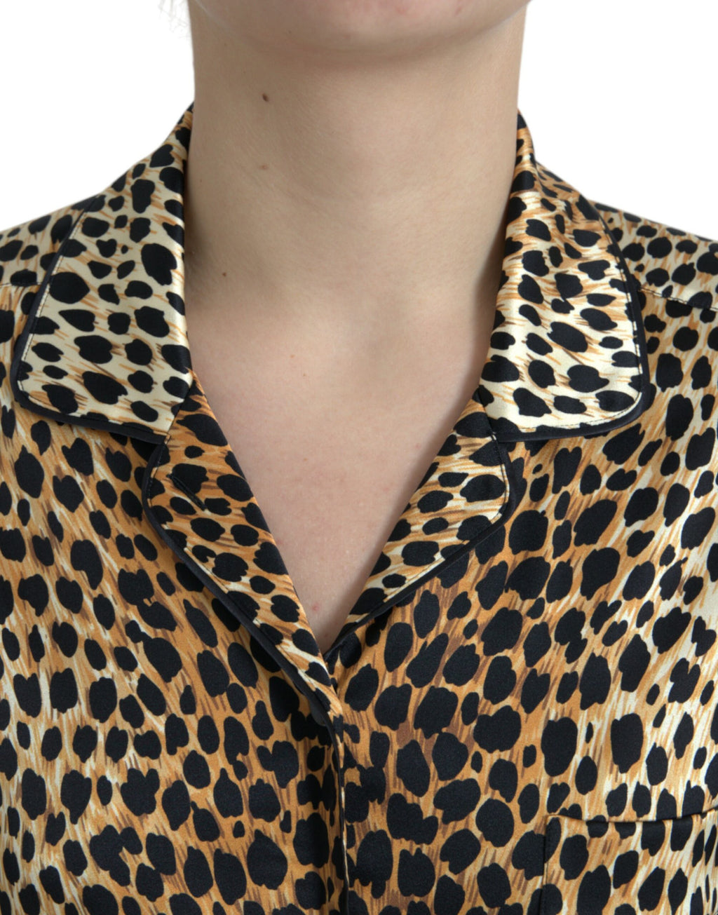 Dolce & Gabbana Brown Long Sleeve T-Shirt for Women side view