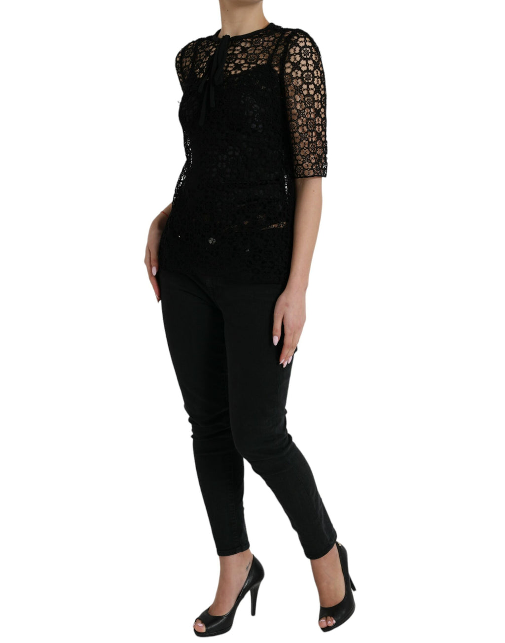 Dolce & Gabbana Black T-Shirt for Women alternate view