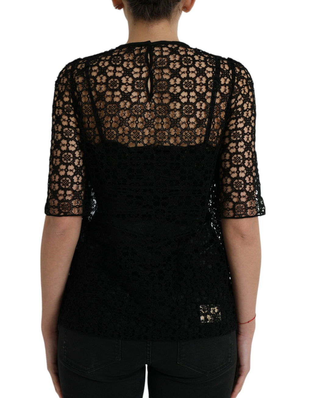 Dolce & Gabbana Black T-Shirt for Women detail view