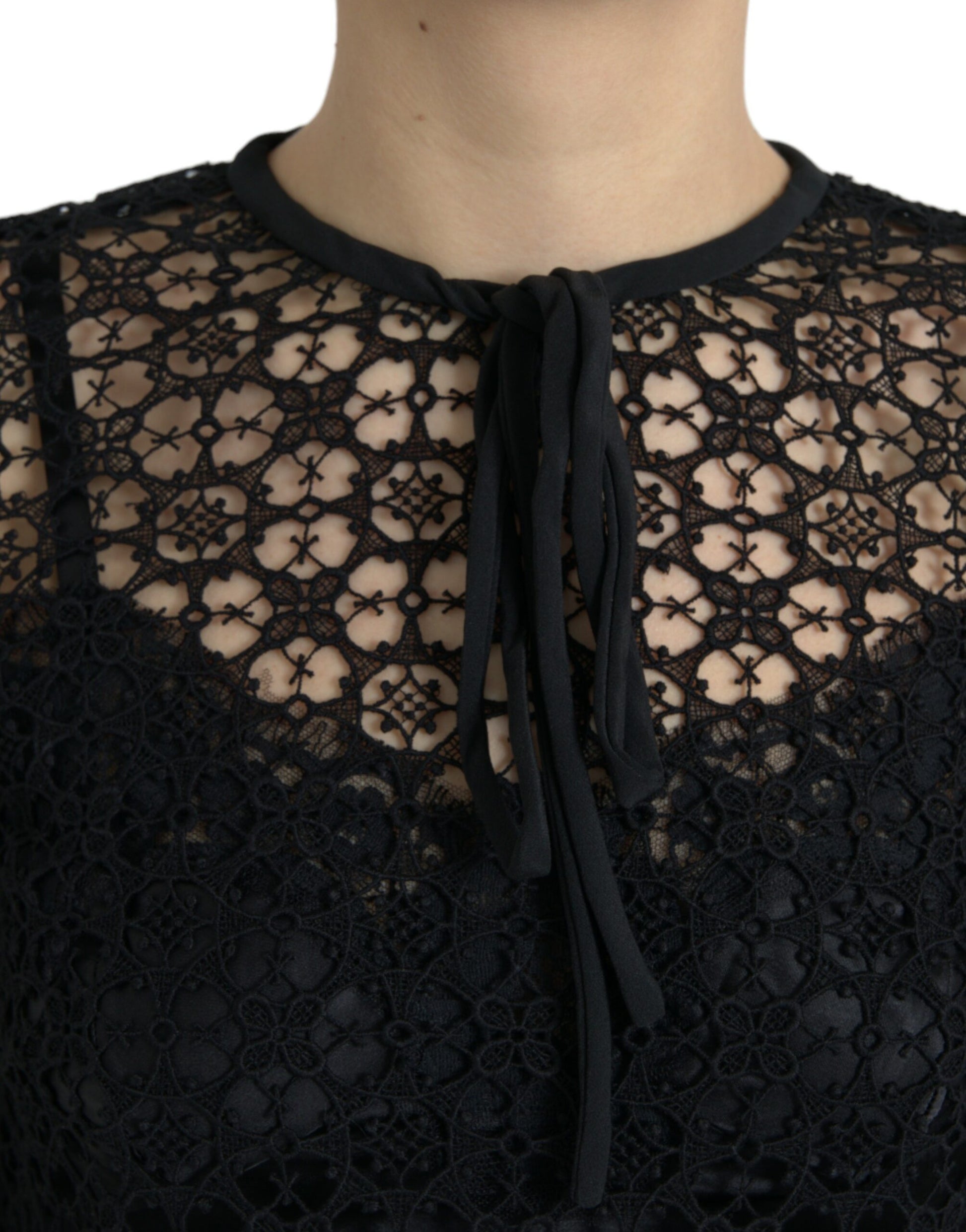 Dolce & Gabbana Black T-Shirt for Women side view