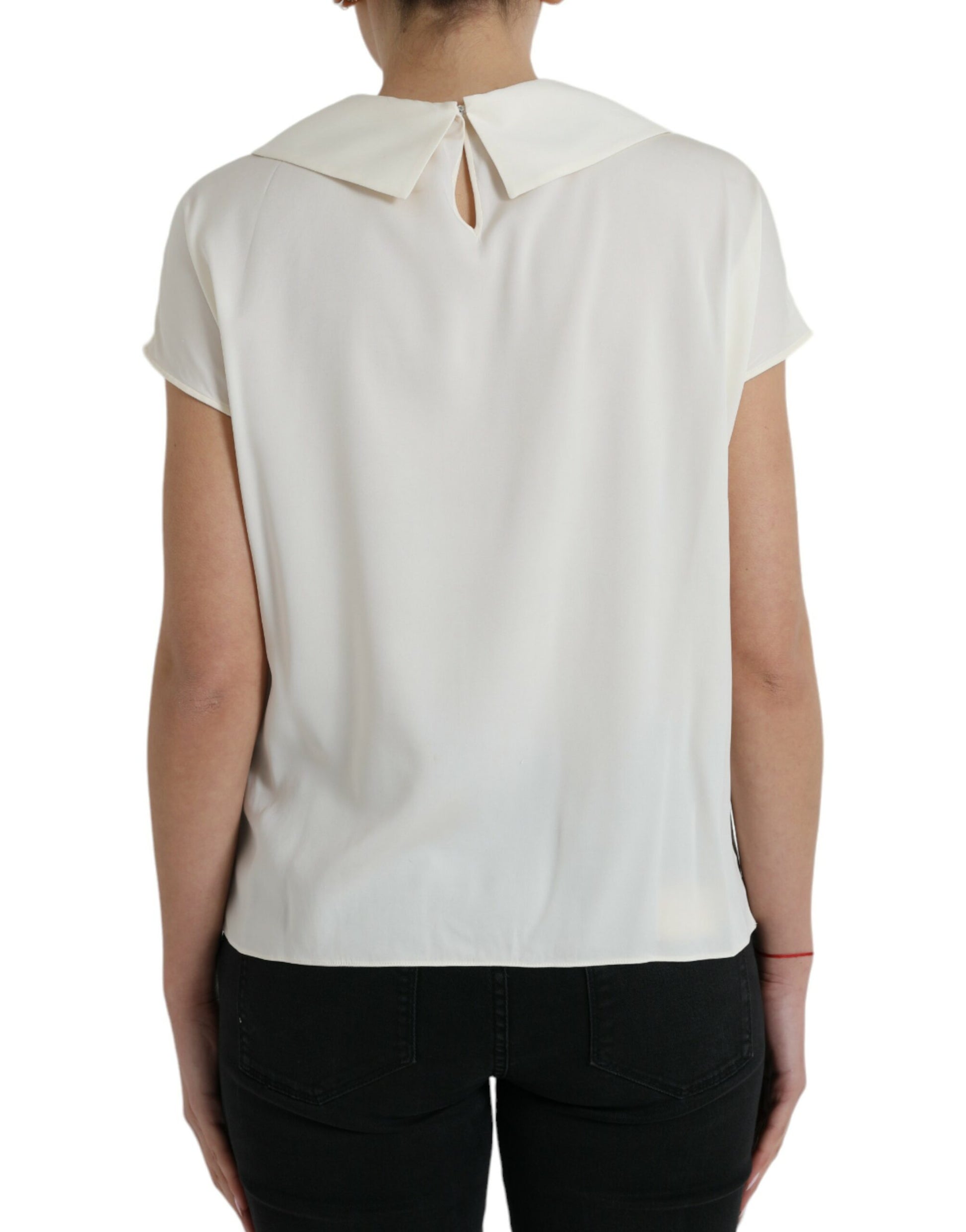 Dolce & Gabbana White T-Shirt for Women detail view