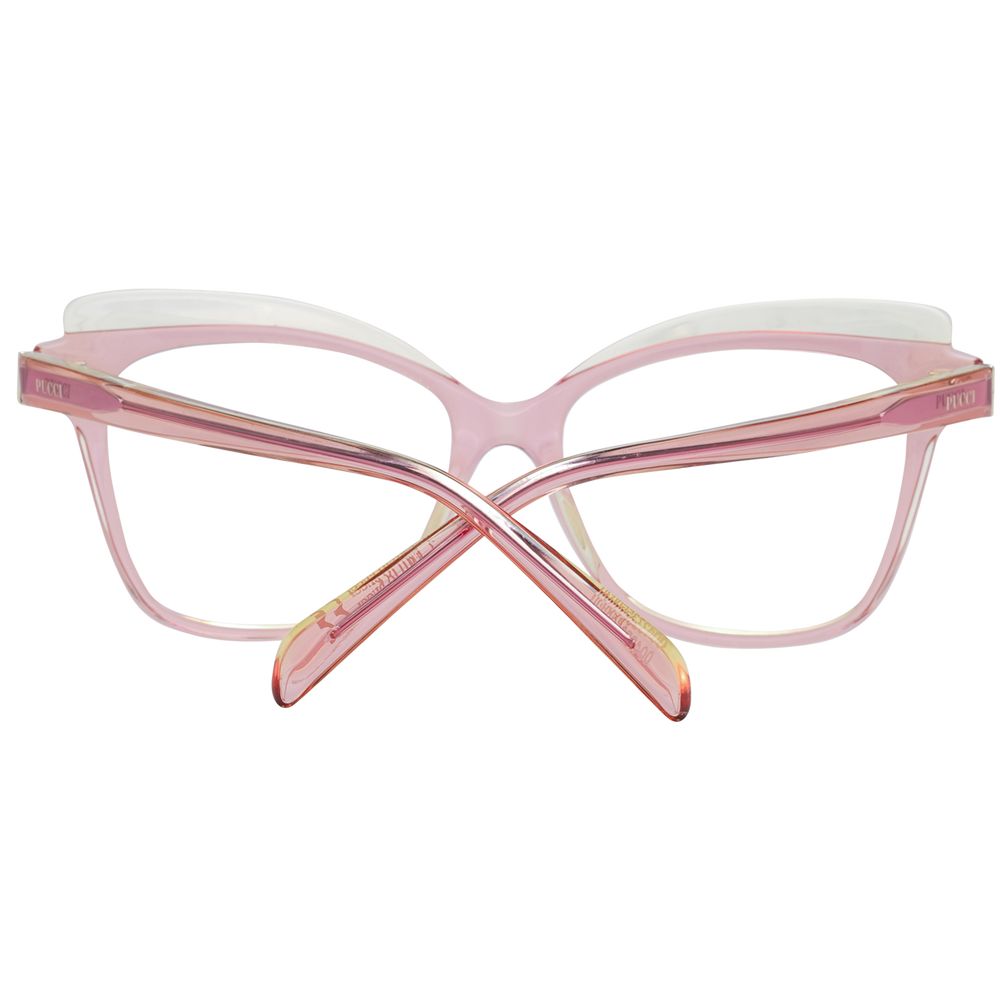 Lunettes (Montures) en plastique rose Emilio Pucci