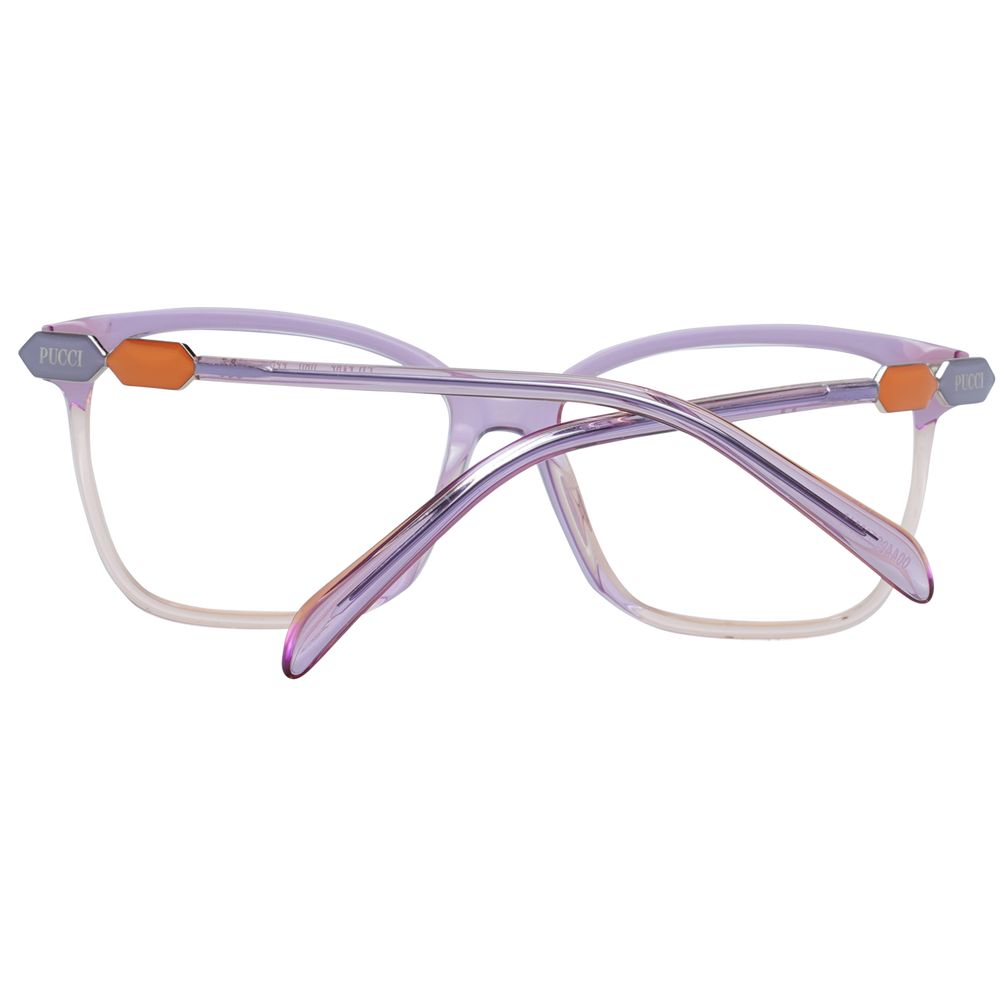 Emilio Pucci Purple Glasses Frames for Women detail view