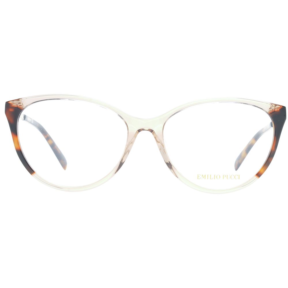 Lunettes (montures) en plastique marron Emilio Pucci