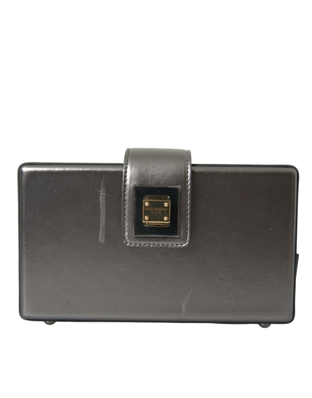 Dolce & Gabbana Silver Shoulder Bag for Men detail view