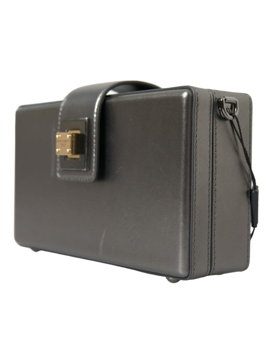 Dolce & Gabbana Silver Shoulder Bag for Men side view
