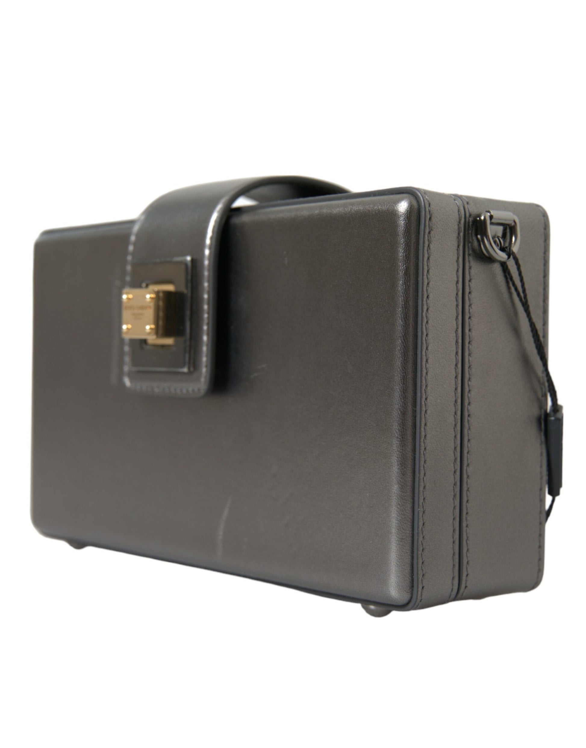 Dolce & Gabbana Silver Shoulder Bag for Men side view