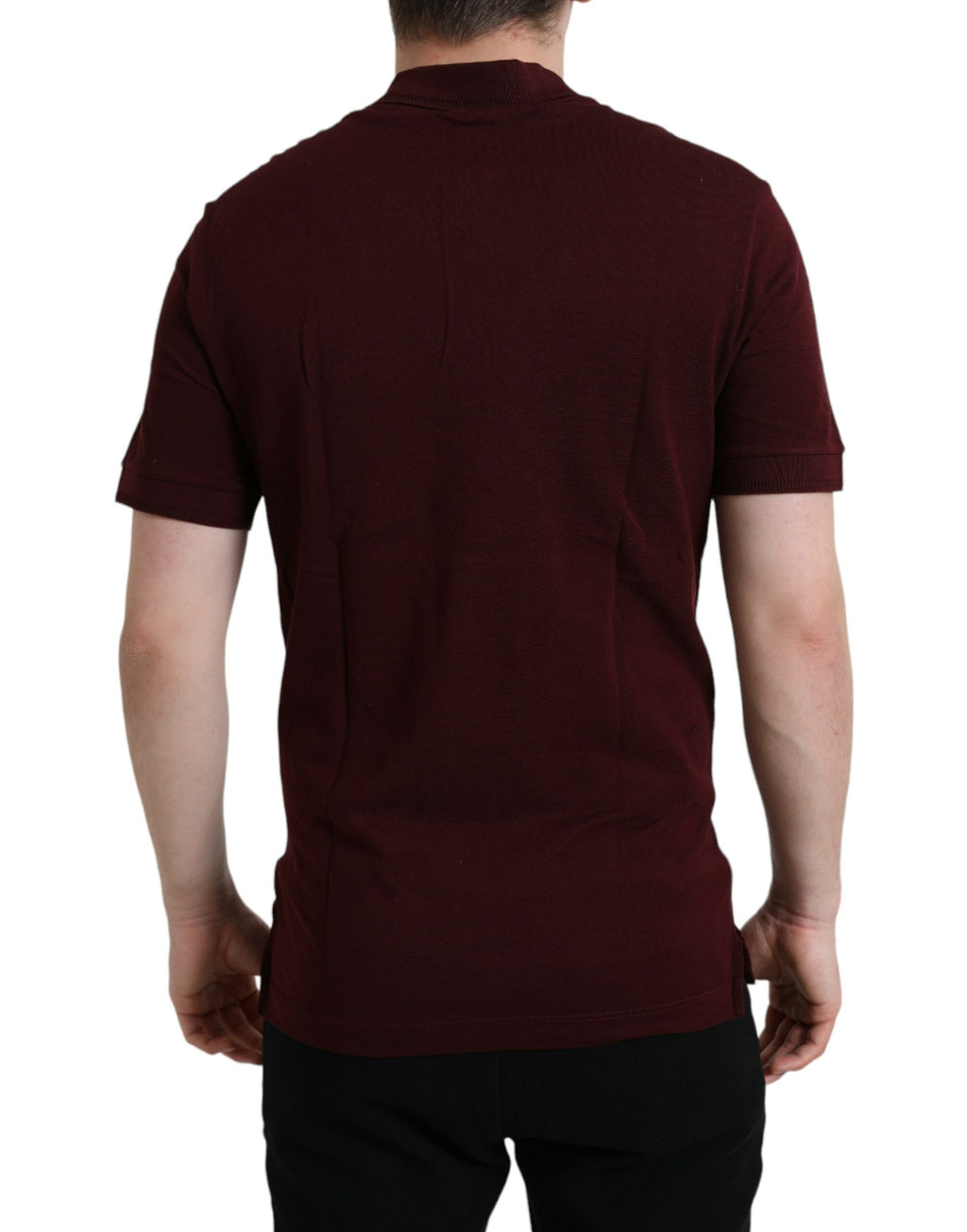 Dolce & Gabbana Red Polo Shirt for Men detail view