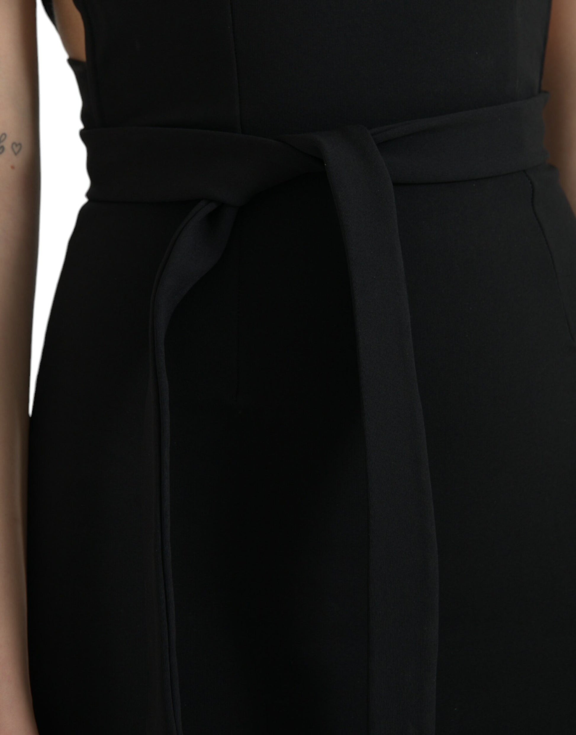 Dolce & Gabbana Black Midi Dress for Women additional view