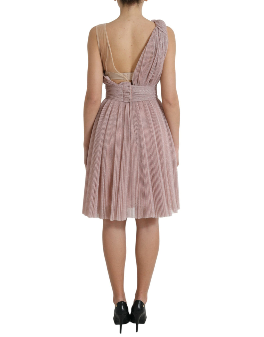 Dolce & Gabbana Purple Midi Dress for Women detail view