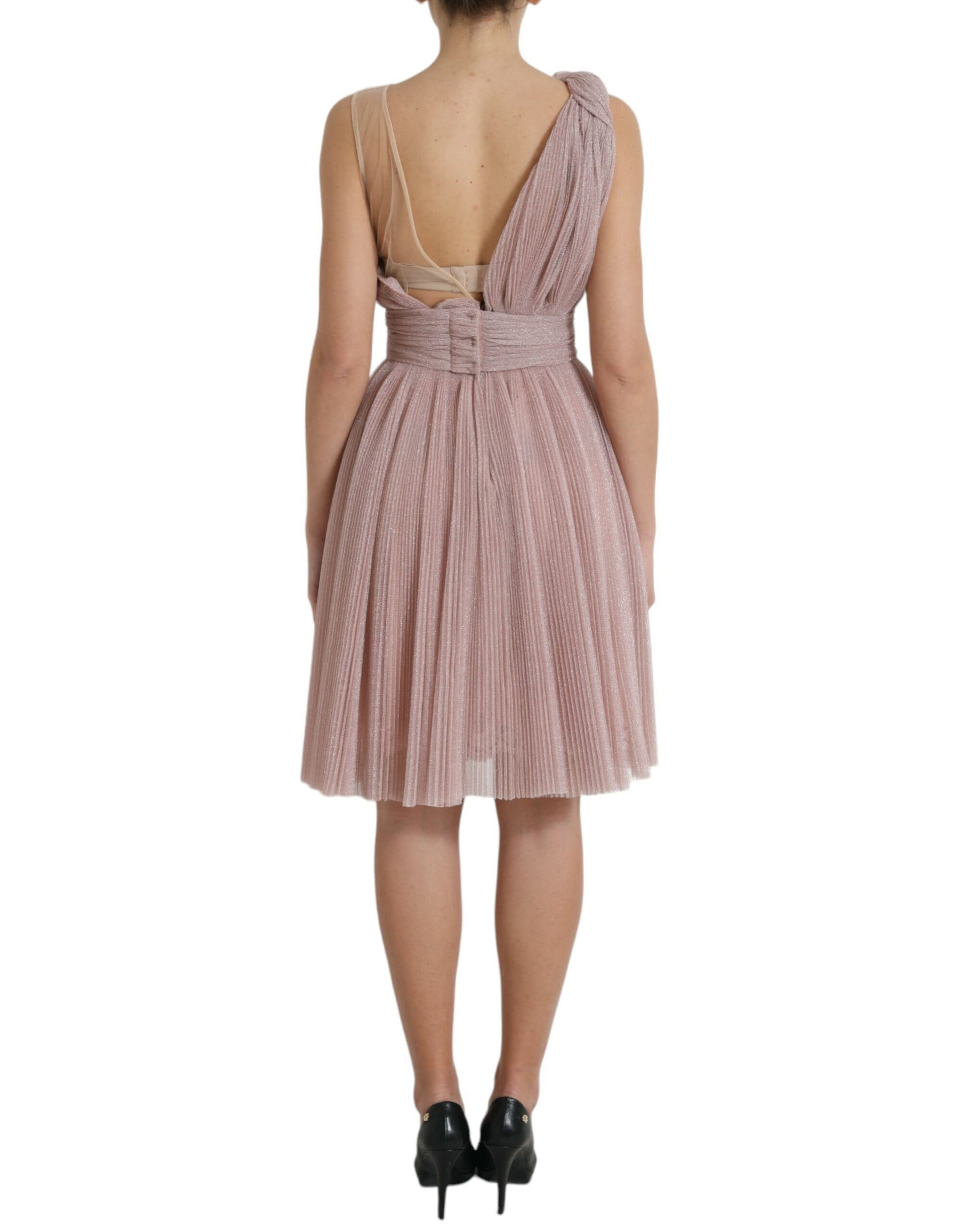 Dolce & Gabbana Purple Midi Dress for Women detail view