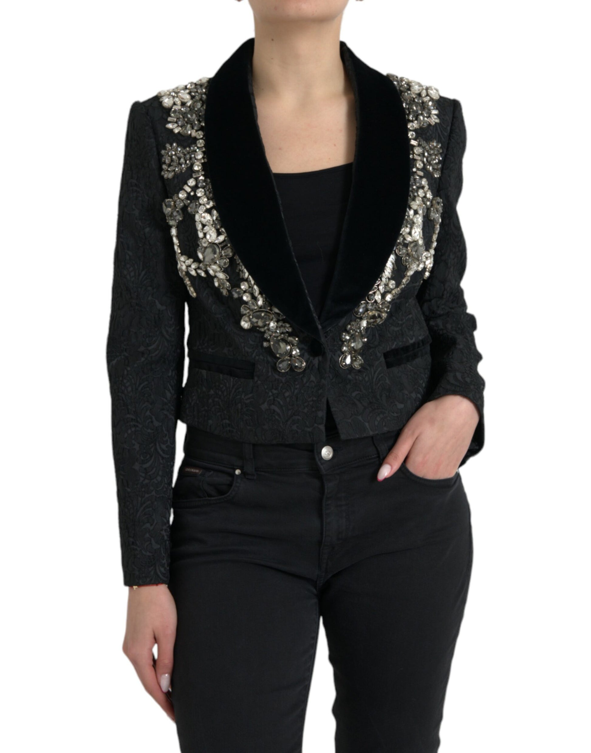 Dolce & Gabbana Black Coat for Women