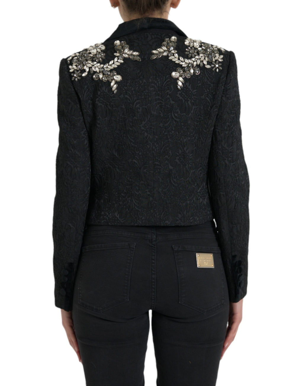 Dolce & Gabbana Black Coat for Women detail view