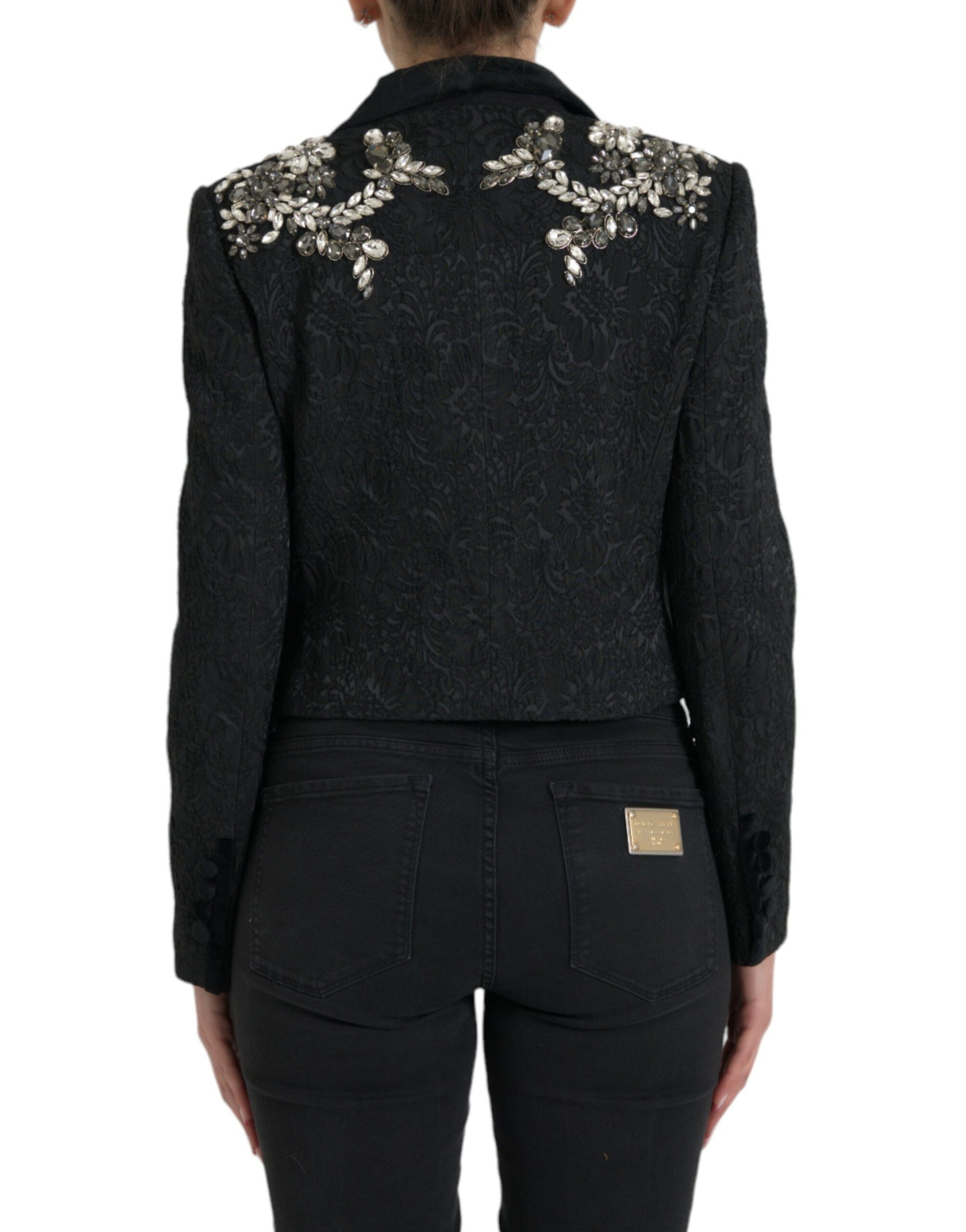 Dolce & Gabbana Black Coat for Women detail view