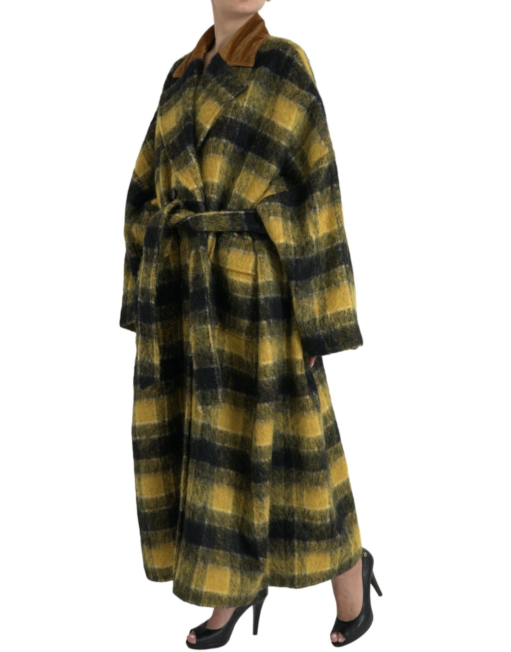 Dolce & Gabbana Yellow Full Length Jacket for Women alternate view