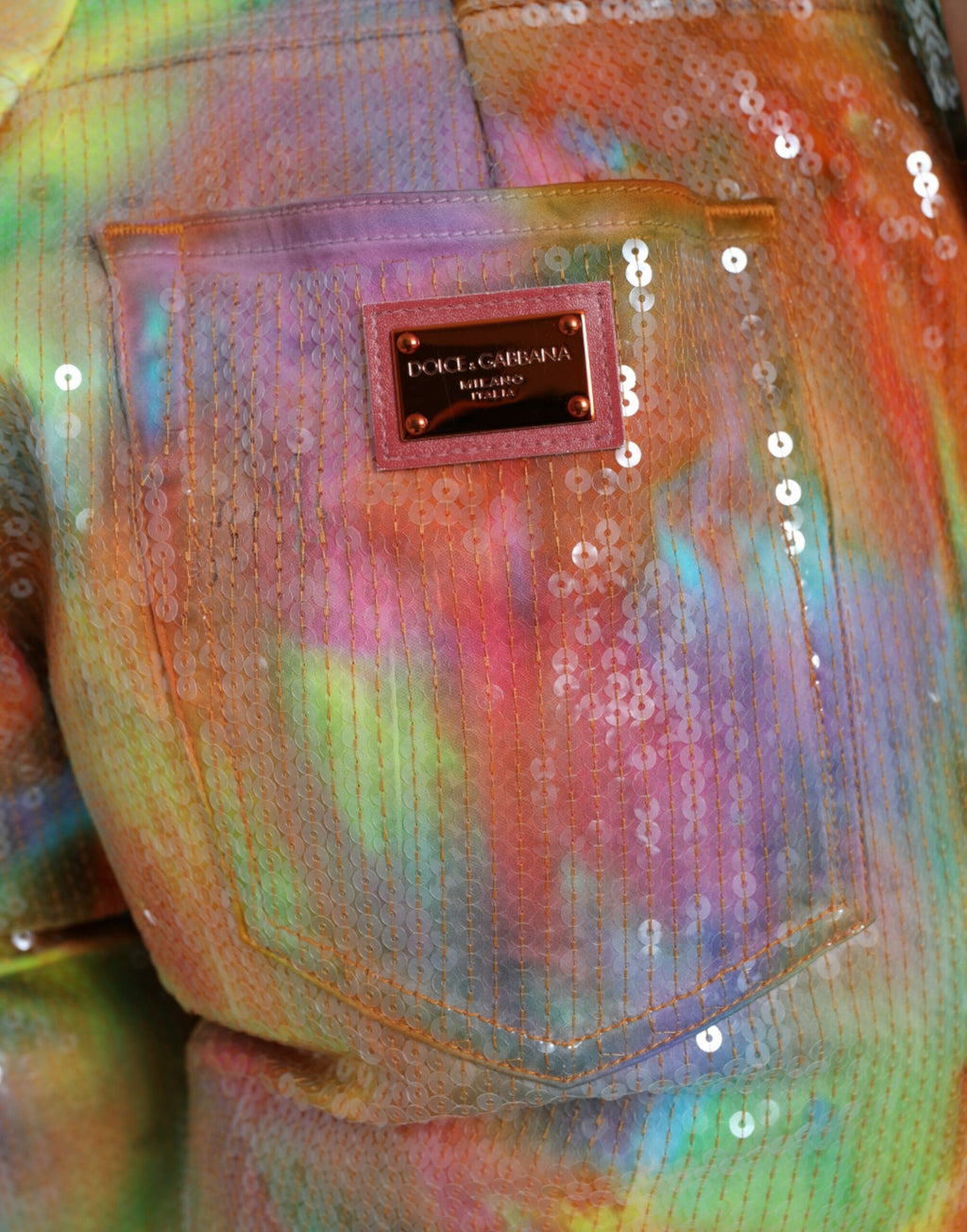 Dolce & Gabbana Multicolor Cropped Pants for Women additional view