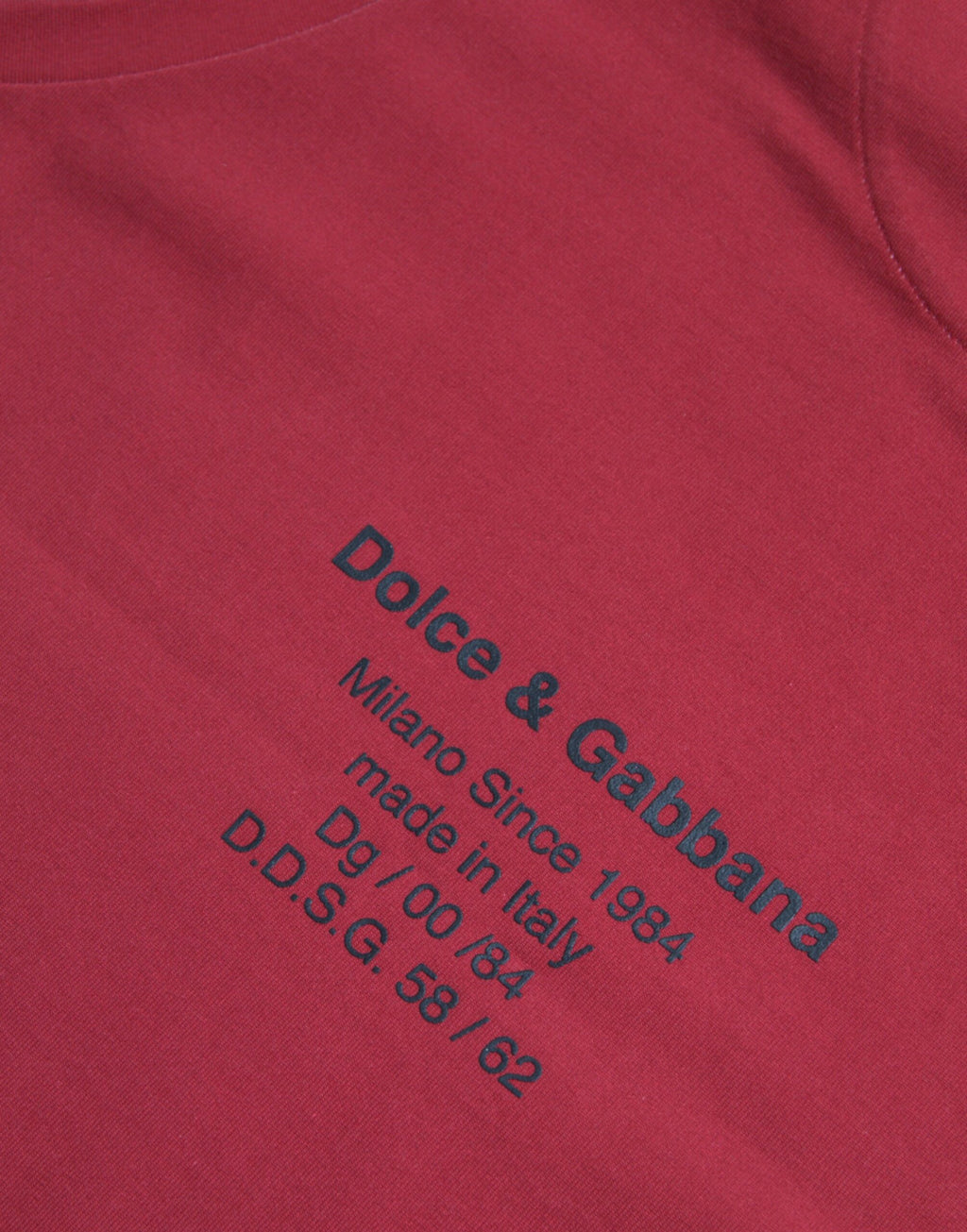 Dolce & Gabbana Red Sleeveless T-Shirt for Men additional view