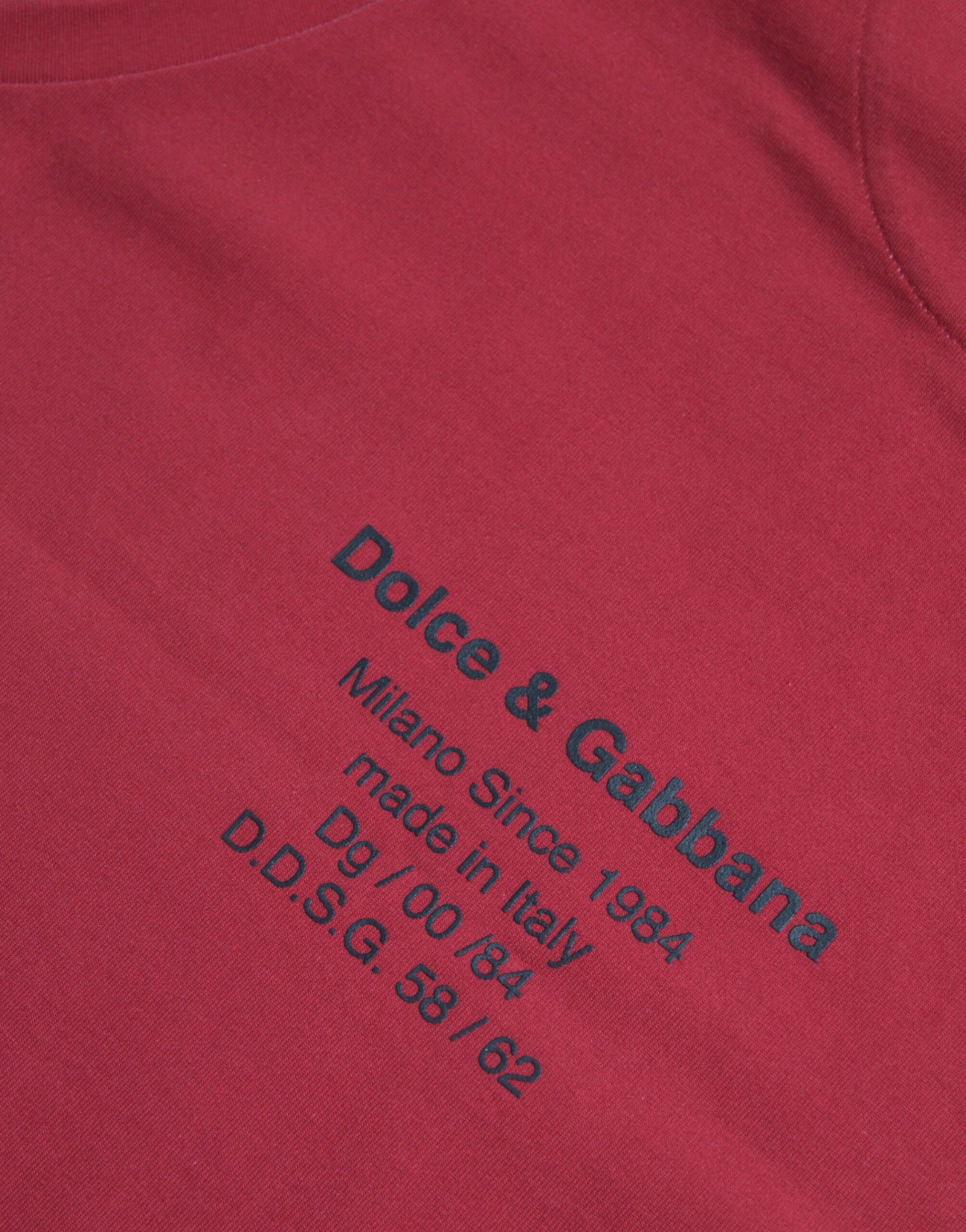 Dolce & Gabbana Red Sleeveless T-Shirt for Men additional view