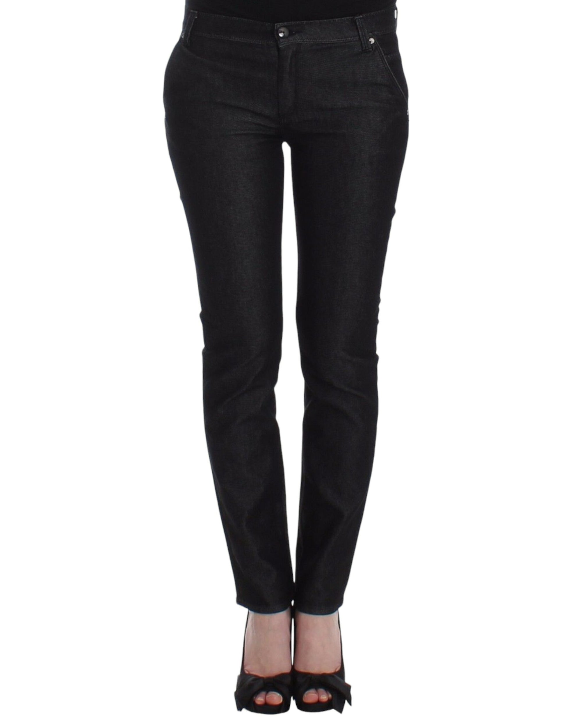 Ermanno Scervino Black Skinny Jeans for Women