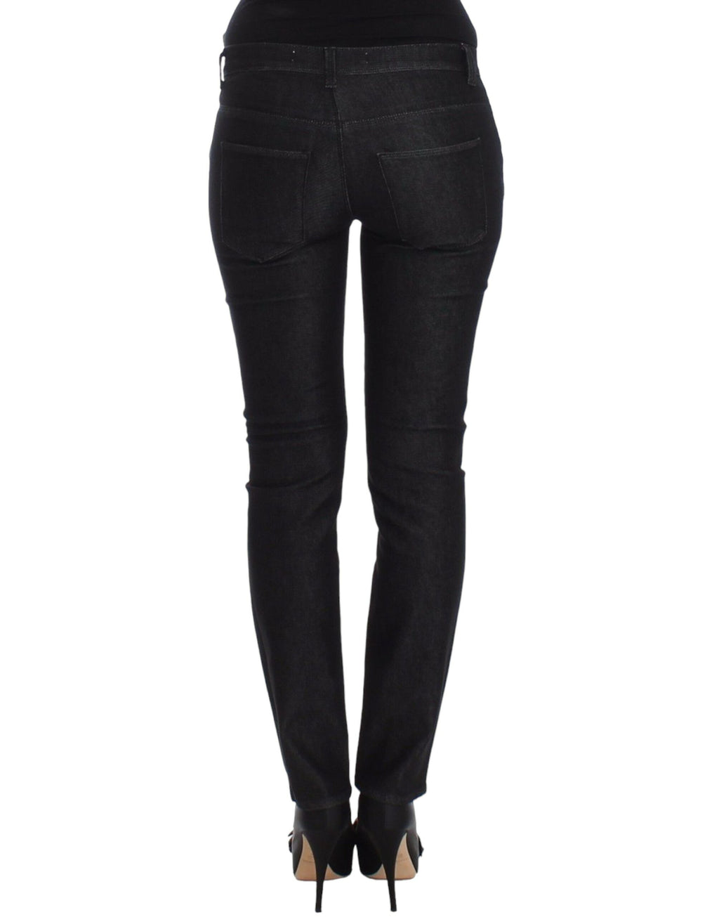 Ermanno Scervino Black Skinny Jeans for Women detail view