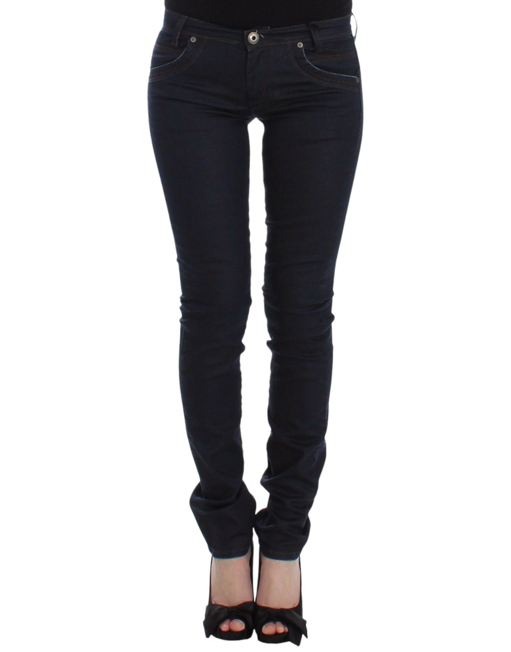 Ermanno Scervino Blue Slim Fit Jeans for Women
