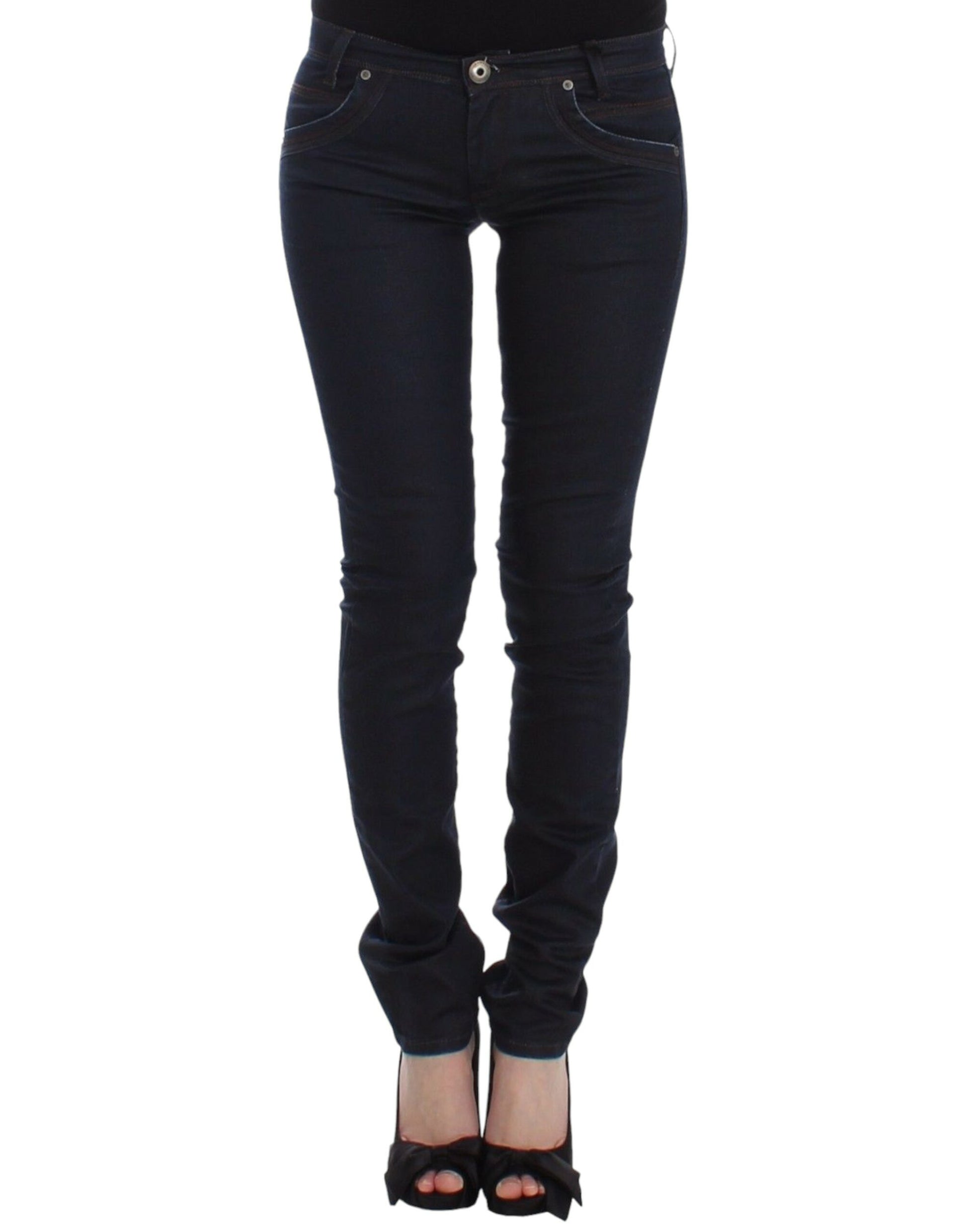 Ermanno Scervino Blue Slim Fit Jeans for Women