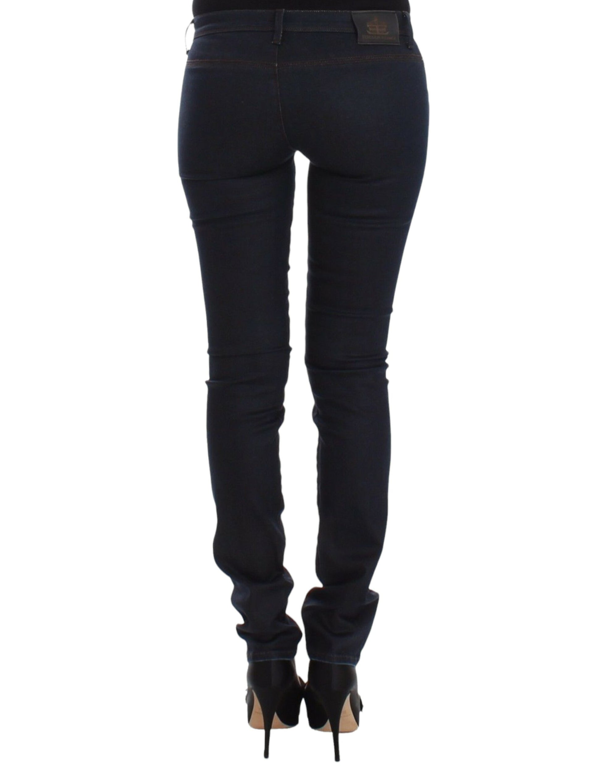 Ermanno Scervino Blue Slim Fit Jeans for Women detail view