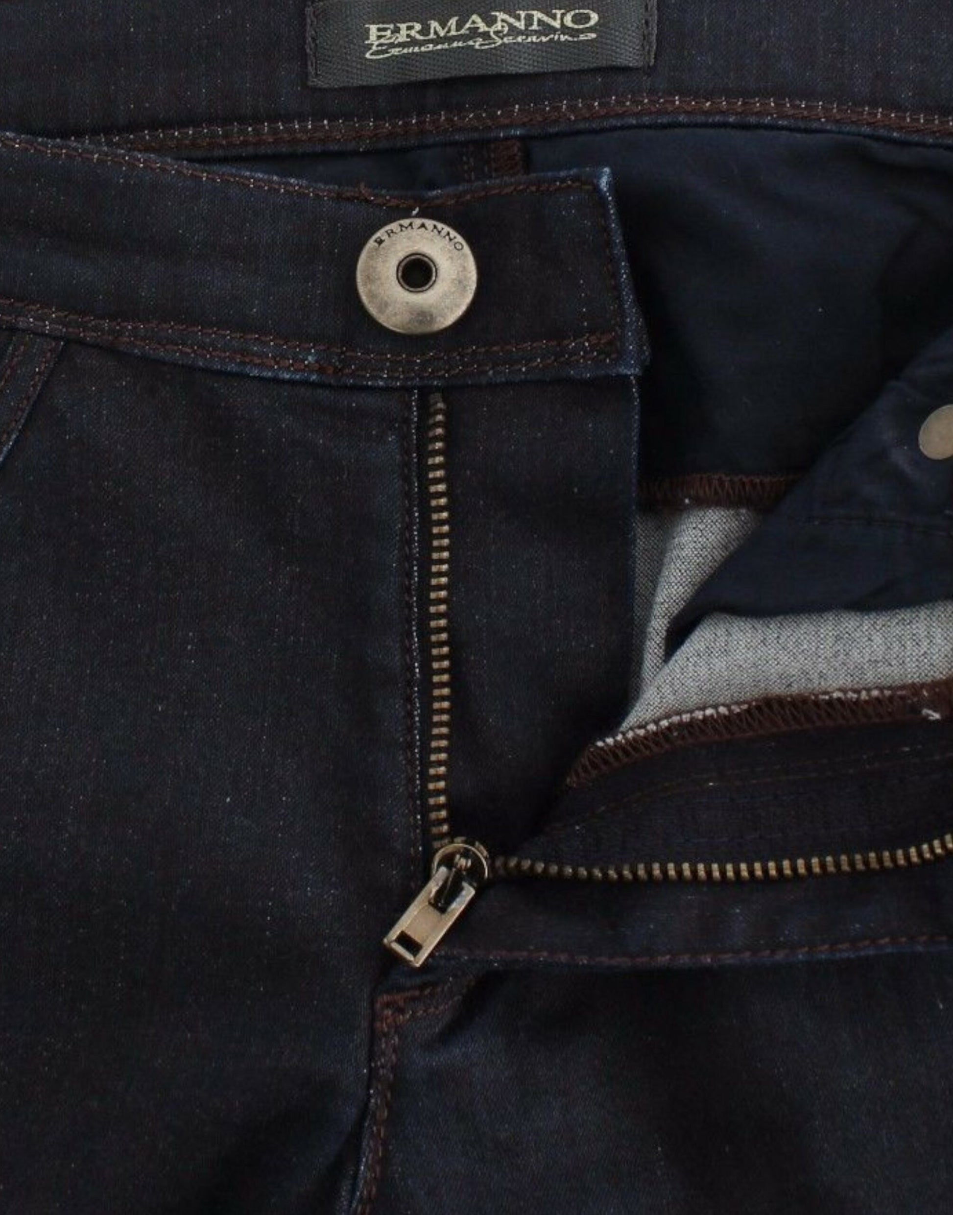 Ermanno Scervino Blue Slim Fit Jeans for Women additional view