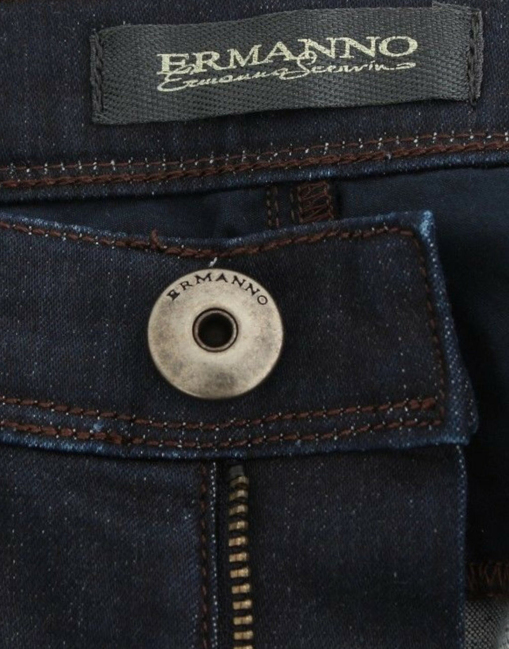 Ermanno Scervino Blue Slim Fit Jeans for Women additional view