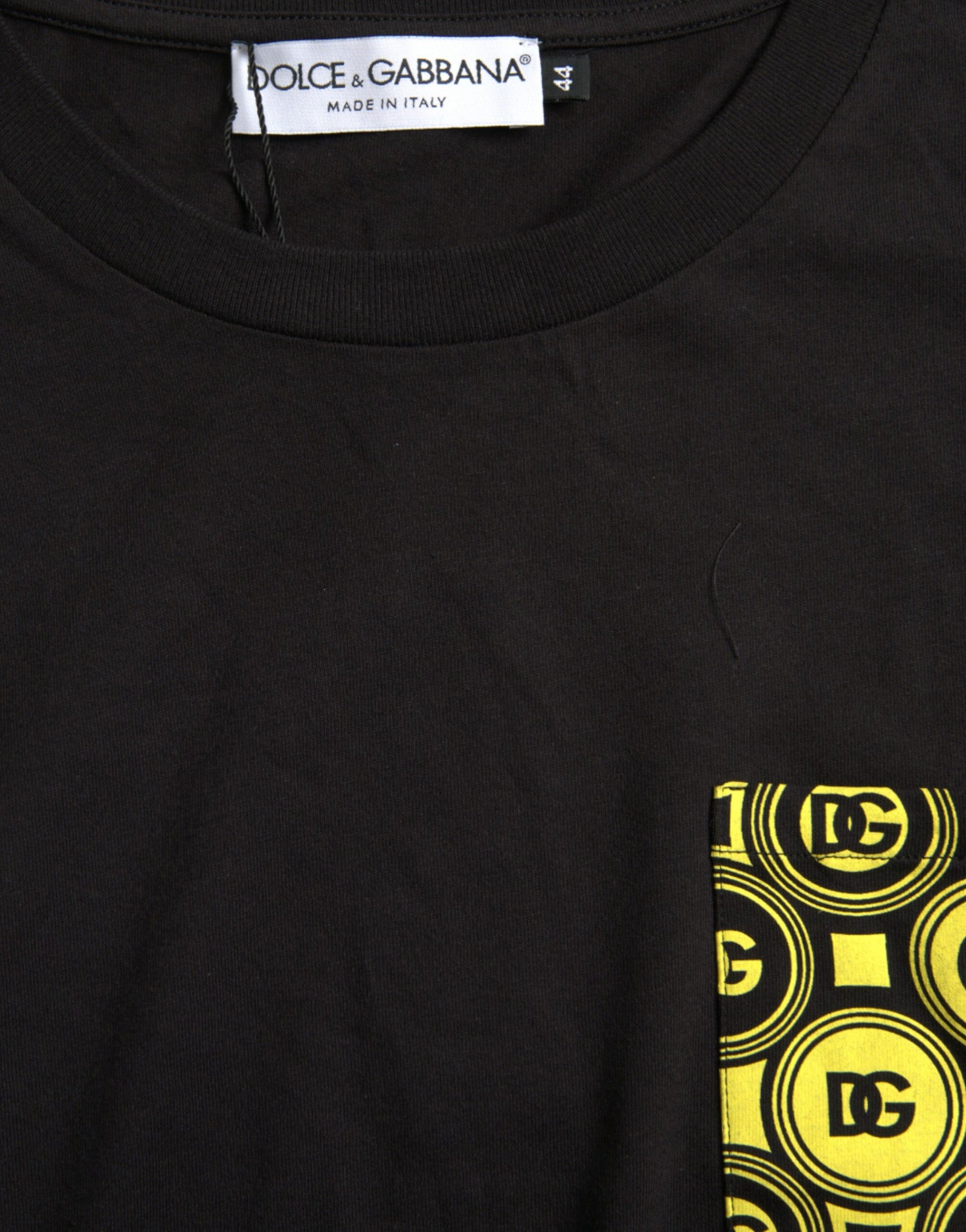 Dolce & Gabbana Black T-Shirt for Men detail view