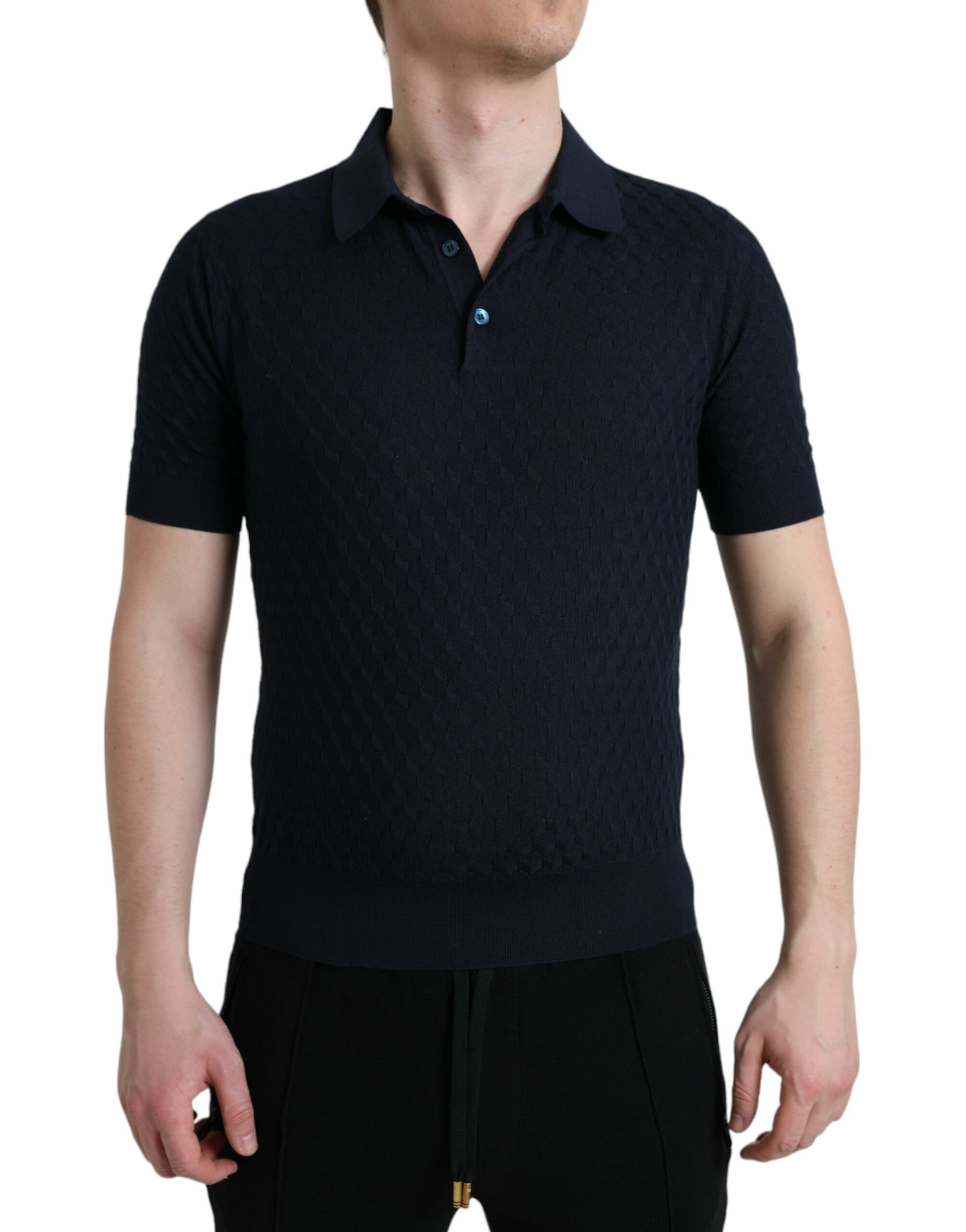 Dolce & Gabbana Blue Polo Shirt for Men