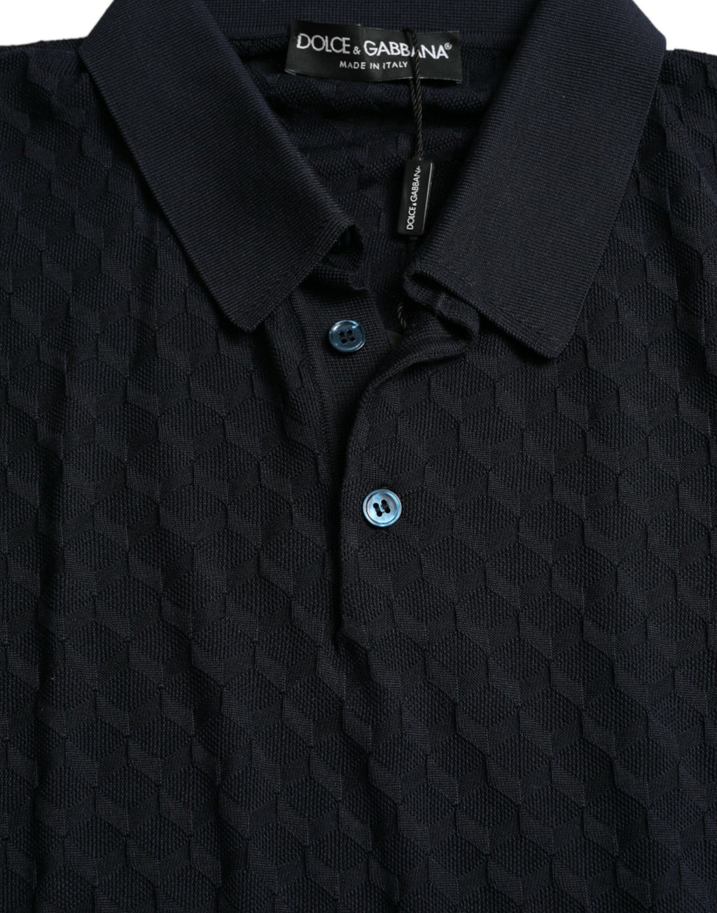 Dolce & Gabbana Blue Polo Shirt for Men additional view