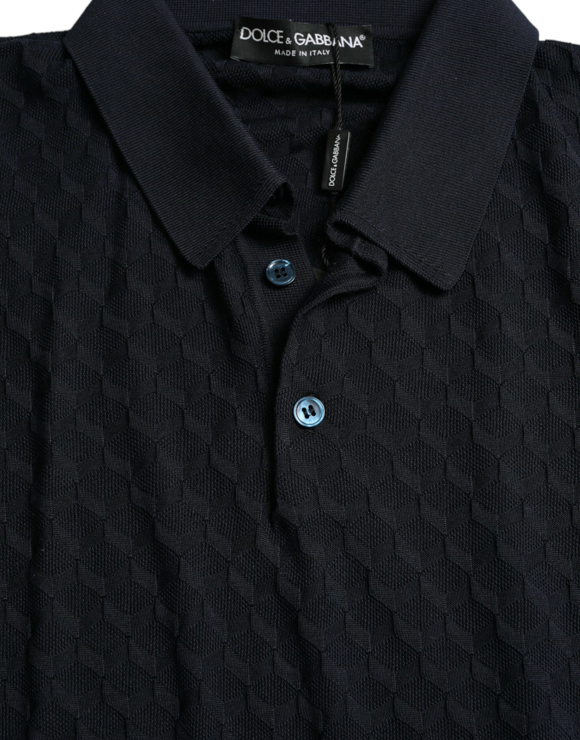 Dolce & Gabbana Blue Polo Shirt for Men additional view